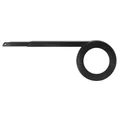 PARE/CARTER CHAINE HERRMANS POUR MOTEUR BOSCH 38 DTS DIAM 118 mm L 319 mm NOIR MAT - FIXATION REF 210236-210237 COMPATIBLE LEADER FOX