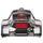 FEU ARRIERE SCOOT LEXUS NOIR ADAPTABLE MBK 50 BOOSTER NG/YAMAHA 50 BUMP AVEC CLIGNOTANTS **  -REPLAY-