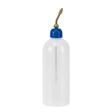 BURETTE- LABORATORY TYPE - PRESSOL - POLYETHYLENE TRANSPARENT  500ml  WITH BRASS SPOUT (SOLD PER UNIT)