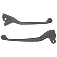 BRAKE LEVER FOR SCOOT FOR GILERA 50 STALKER WITH REAR DRUM BRAKE- CARBON (PAIR)-VICMA -