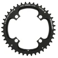 CHAINRING FOR MTB- Ø104 - 4arms-FOR DOUBLE- 40T.  Ø104 2X10 OUTER BLACK STRONGLIGHT . 10 Speed SHIMANO (EXCEPT XT/XTR) NON THREADED   -Thickness 5 mm