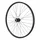 ROUE VTC 700X45 KARGO / VAE / E-BIKE ARRIERE DISQUE ET V-BRAKE NOIR DOUBLE PAROI AVEC OEILLETS MOYEU VELOX DISQUE 6 TROUS CASSETTE 11/10/9V. (RENFORCE) JANTE 25C 32 RAYONS NOIRS