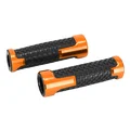 REVETEMENT POIGNEE AVOC MOTO ON ROAD ANTIDERAPANTE ADAPTABLE KTM 125 DUKE ORANGE ANODISE OPEN END (PAIRE)