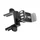 SUPPORT SMARTPHONE/TELEPHONE RIXUS UNIVERSEL MAGNETIQUE ROTATION 360- BLACK FIXATION GRILLE VENTILATION RONDE VOITURE (VENDU A L'UNITE) -RXHW28