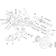 Suspension arriere - amortisseur/s
