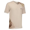 MAILLOT GIST HOMME DISCOVER MANCHES COURTES BEIGE XL    -5368