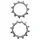 CASSETTE SPROCKET 10 Speed MICHE FOR SHIMANO  11T. First (WITH 12T IN 2ND POSITION)