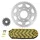 KIT CHAINE ADAPTABLE HONDA 125 CB 1972>1976, K5 1975>1981, JX 1975>1979  428  15x47  (DIAM COURONNE 58/90/8.5/10.5)  (DEMULTIPLICATION ORIGINE)  -AFAM-