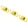 SPRING FOR CLUTCH FOR SCOOT  MALOSSI FOR DELTA/FLY CLUTCH FOR MBK 50 BOOSTER, NITRO/YAMAHA 50 BWS, AEROX/APRILIA 50 SR/MALAGUTI 50 F12 (3 YELLOW SPRINGS Ø 1,8mm)