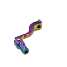 SELECTEUR DE VITESSE KRM PRO RIDE MINARELLI 50 AM6/BETA 50 RR/RIEJU 50 MRT/SHERCO 50 SM-R, SE-R ALU CNC NEO-CHROME (PLIABLE)
