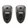 SIDE PADS REPLAY FOR SCOOT MBK 50 STUNT AV/YAMAHA 50 SLIDER - FRONT- BLACK WITH WHITE LEDS (X2)