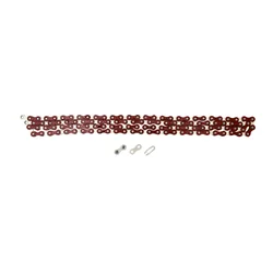 CHAIN FOR BICYCLE -  1/3 SPEED.YBN S410- PAINTED RED 112 LINKS (FIXIE / SINGLESPEED)