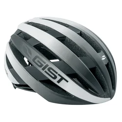 CASQUE VELO ADULTE GIST ROUTE REVOL BLANC/NOIR FEMME ET JUNIOR FULL IN-MOLD TAILLE 52-55 REGLAGE MOLETTE