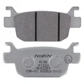 PLAQUETTE DE FREIN NISSIN POUR HONDA 125 FORZA AR, 300 SH 2007> AR, 125 SHi 2009> AR, 125 S-WING 2007> AR, 250 FORZA 2005> AR / BENELLI 500 LEONCINO 2017> AR (2P-334NS) (SEMI METAL)