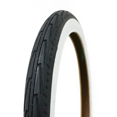 TYRE FOR URBAN BIKE 24 X 1 3/8 MICHELIN CITY-J BLACK/WHITE-RIGID (37-540)