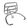 PORTE BAGAGE ARRIERE ORIGINE PIAGGIO 50-125 VESPA PRIMAVERA, SPRINT CHROME  -1B000789-