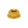 HEX FLANGED NUT -  M6 ALUMINIUM GOLD (6 IN BAG).  -SELECTION P2R-