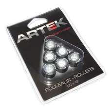 GALET/ROULEAU MAXISCOOTER ARTEK K1  20x12  10,5g (x6)  POUR YAMAHA 125 XMAX, MAJESTY, CYGNUS X / MBK 125 SKYCRUISER, SKYLINER, FLAME-X