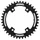 PLATEAU GRAVEL 4BRA D.110POUR SHIMANO GRX FC-RX600-RX610-RX810-RX820 STRONGLIGHT MONO 40DTS - EPAISSEUR 3mm 11/12V.