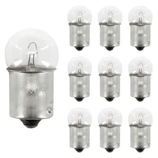 AMPOULE/LAMPE STANDARD 12V 10W CULOT BAU15s NORME RY10W GRAISSEUR ERGOTS DECALES BLANC (CLIGNOTANT) (BOITE DE 10)  -P2R-