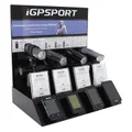 PRESENTOIR PLV IGPSPORT PETIT MODELE POUR GPS / COMPTEURS ET ECLAIRAGES 8 EMPLACEMENTS PRODUITS AU CHOIX TYPE IGS800 / IGS630S / BSC300 / BSC100S / VS1800 / VS1200 / VS800 / SR30
