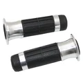 REVETEMENT POIGNEE REPLAY MOTO ON ROAD R382 ARGENT CLOSED END 115mm (CROSS/MX) (PAIRE)