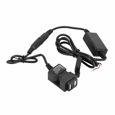 USB CHARGING SOCKET WITH SWITCH  + ON HANDLEBAR OR MIRROR LEG (5V 2,1A / 5V 1A)