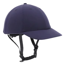 CASQUE VELO/TROTTINETTE ADULTE URBAIN/CITY CP01 AVEC CASQUETTE TEXTILE BLEU TAILLE M/L REGLAGE MOLETTE - SELECTION P2R-