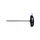 CLE ALLEN CYCLUS PRO T AVEC BOULE  3mm LONGUEUR 100mm (VENDU A L'UNITE)  -MADE IN CEE-