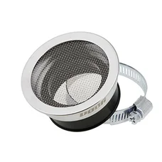 FILTRE/CORNET DE CARBU VOCA BELL MOUTH DIAM 48 mm CHROME