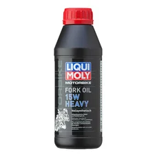 HUILE DE FOURCHE/SUSPENSION LIQUI MOLY 15W FORK OIL HEAVY  (500 ml)    100% SYNTHESE