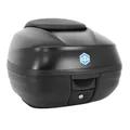 TOP-CASE 37 LT (WITHOUT PLATE 1B006840) "PIAGGIO GENUINE PARTS" 350-500 MP3 2018 HPE BLACK 93/B -CM308228
