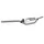 GUIDON MOTO CROSS STAR BAR MX/ENDURO ALU 2014 T6 DIAM 22,2mm L800mm H86mm TITANE AVEC BARRE DE RENFORT/MOUSSE BLANCHE