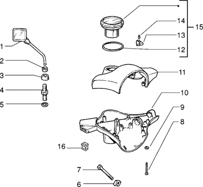 Guidon-compteur kilometrique