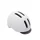 URBAN BIKE ADULT HELMET- POLISPORT COMMUTER - WHITE MAT - WITH GREY VISOR- EURO 58-61 SYSTEM QUICK LOCK WITH INTEGRATED LIGHTING