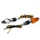 CLIGNOTANT UNIVERSEL REPLAY MICRO FLECHE A AMPOULE BAU9S ORANGE/CHROME (L 54mm / H 20mm / L 21mm) (HOMOLOGUE CE) (PAIRE)