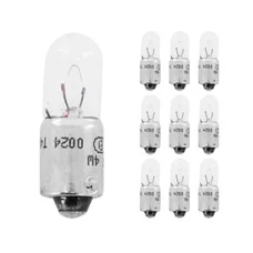 LIGHT BULB  6V  4W STANDART T4W FOOT BA9S - CLEAR (PARKING LIGHT) (SOLD PER 10)  -FLOSSER-