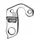DERAILLEUR HANGER-MARWI-ALUMINIUM- SCOTT GH-156 (SOLD PER UNIT)