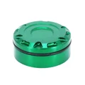 REAR BRAKE FLUID RESERVOIR CAP - FOR KAWASAKI 900 Z900 ALUMINIUM ANODIZED GREEN  -AVOC-