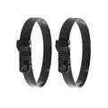 TOOTHED STRAPS - TO ATTACH THE BIKE ON A PERUZZO PURE INSTINCT / PARMA /ZEPHYR RACK (SOLD PER PAIR ON CARD)