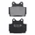 PLAQUETTE DE FREIN NEWFREN POUR YAMAHA 600 FZS FAZER 1998>2003 AR, 600 SRX 1985>1991 AV/AR, 600 XJ S DIVERSION 1992>2003 AR  (L 68.5mm - H 56.5mm - P 8.8mm) (FD0082BT) (TOURING ORGANIQUE)