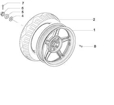 Roue arrière