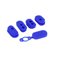 CABLE PASS THROUGH+SOCKET COVER FOR E-SCOOTER XIAOMI PRO, PRO 2 - BLUE SILICON (SET OF 5)  -SELECTION P2R-