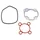 GASKET SET FOR CYLINDER KIT FOR SCOOT TOP PERF CAST IRON FOR MBK 50 NITRO/YAMAHA 50 AEROX/MALAGUTI 50 F12 L.C./APRILIA 50 SR L.C. (MONTAGE AVEC CULASSE TOP PERF) -