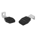 FOOTREST FOR MOPED ( FOR PASSENGER) Ø 11 mm BLACK - FOR PEUGEOT 103/MBK 51  -SELECTION P2R-