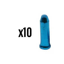 EMBOUT DE CABLE DERAILLEUR/FREIN ELVEDES 2,3mm ALU BLEU (VENDU PAR 10)