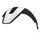 FRONT MUDGUARD -LEFT-  "PIAGGIO GENUINE PART" 125-300 YOURBAN WHITE 566  -66700400BT-