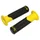 REVETEMENT POIGNEE REPLAY SCOOT KTC NOIR/JAUNE CLOSED END 122mm (PAIRE)