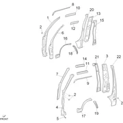 Châssis/caisse latéral
