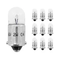 LIGHT BULB 6V 2W FOOT BA9S STANDARD (10 IN A BOX)  -FLOSSER-